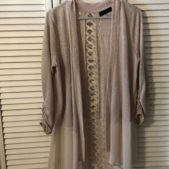 august silk Sweaters - Cream cardigan